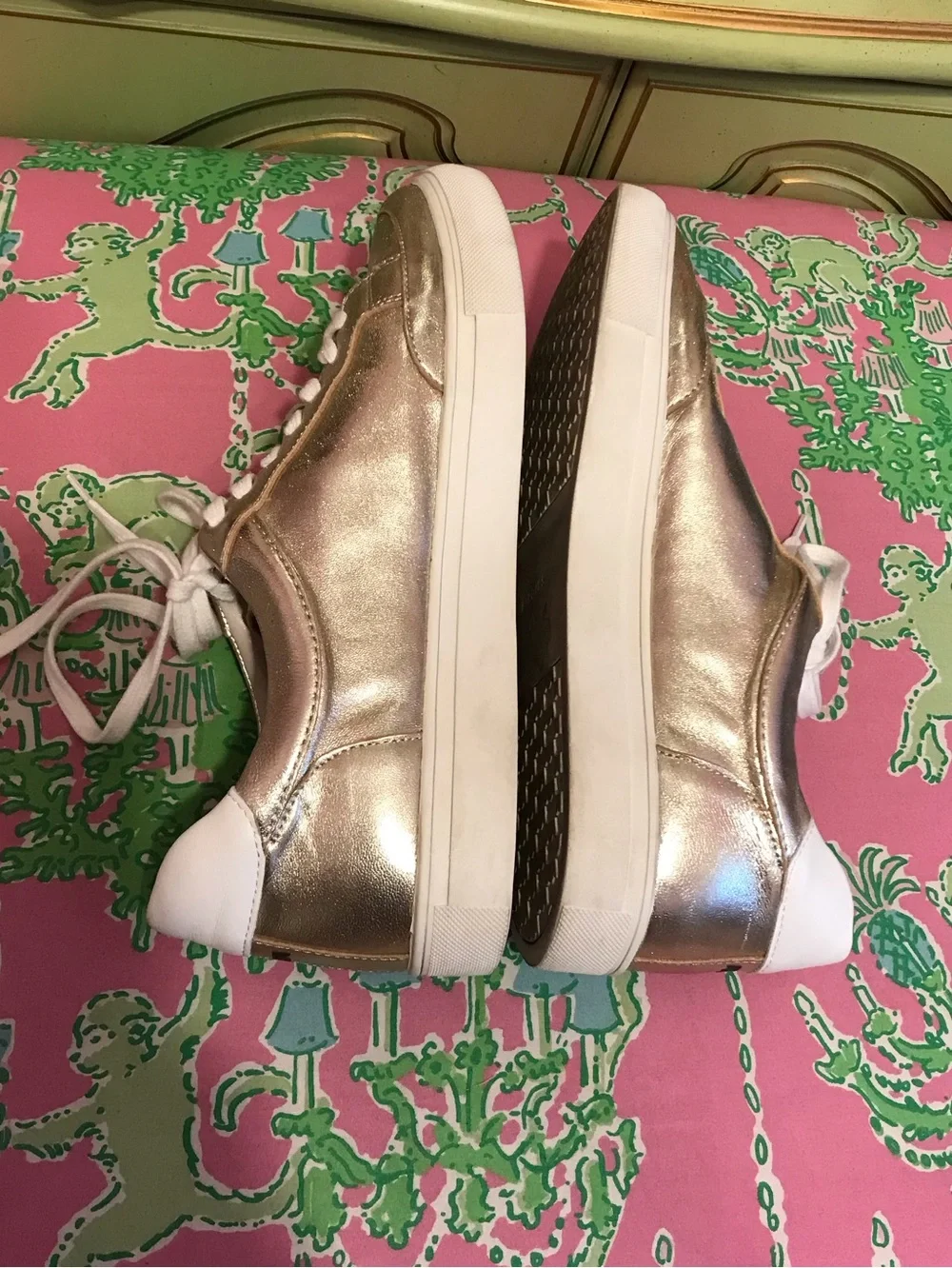 Birdies The Cardinal gold Mica color shoes size 10